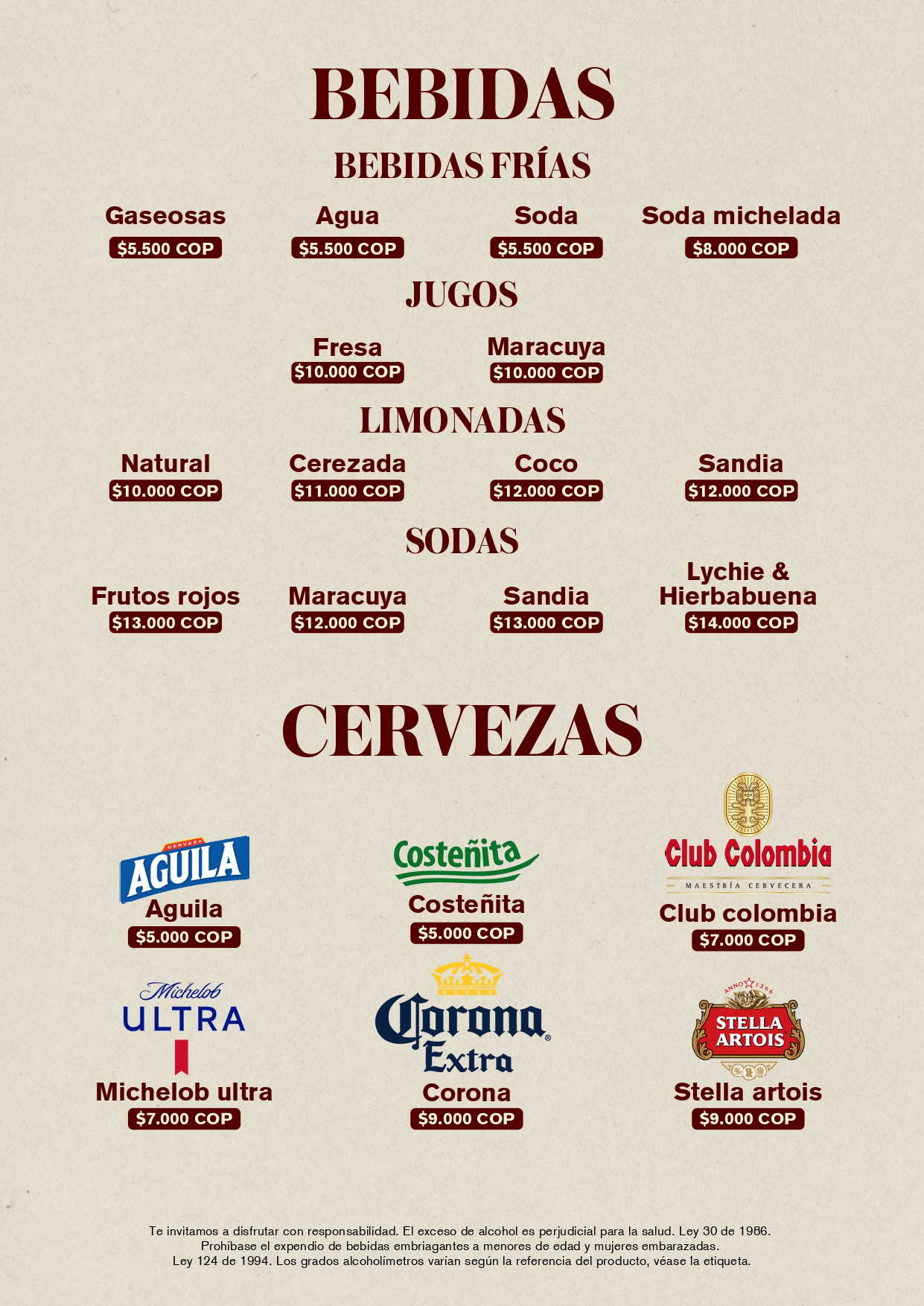Menú